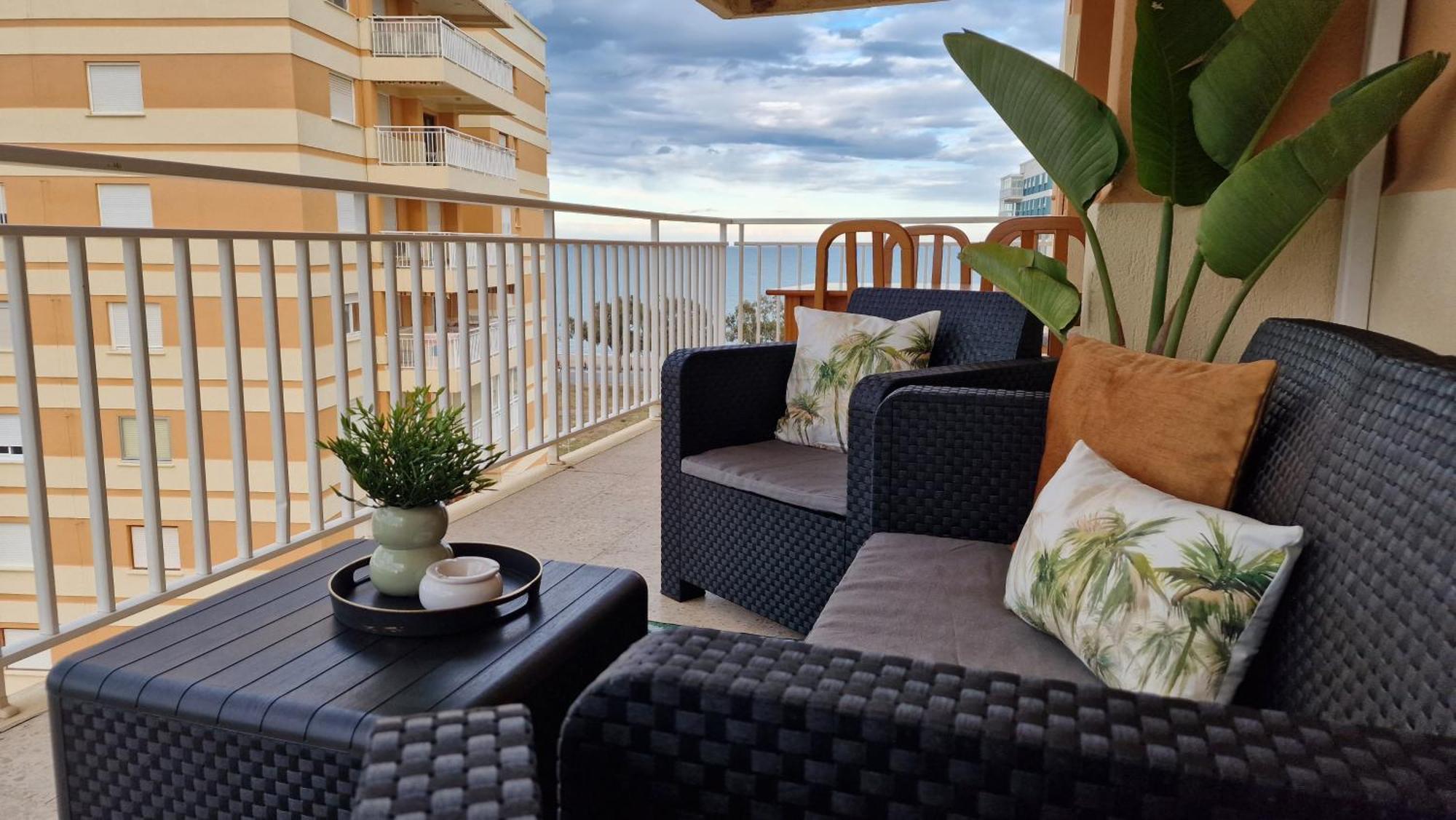 Apartamento 3 Habitaciones Con Piscina Y Vistas Al Mar Benicàssim Esterno foto