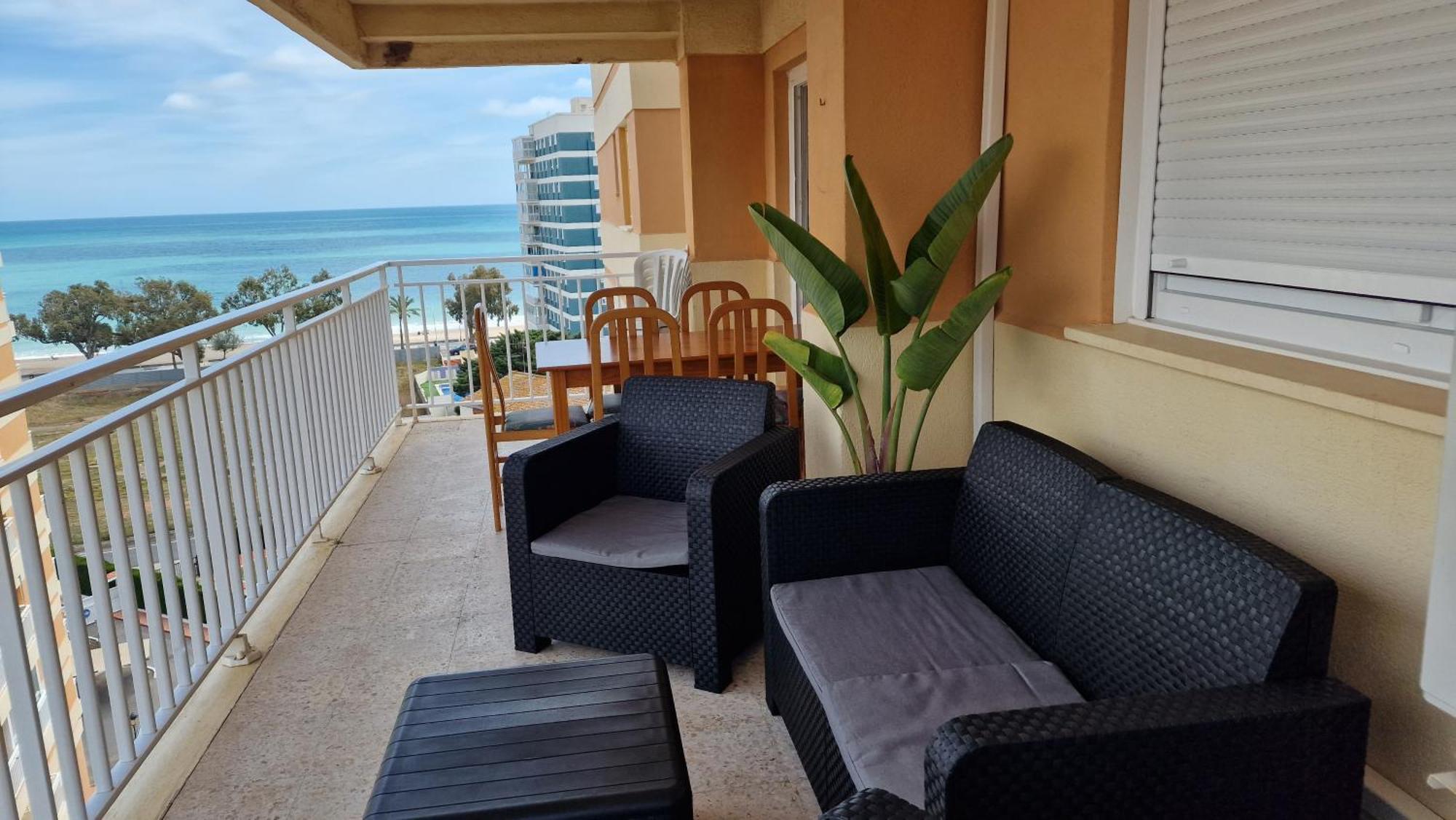 Apartamento 3 Habitaciones Con Piscina Y Vistas Al Mar Benicàssim Esterno foto